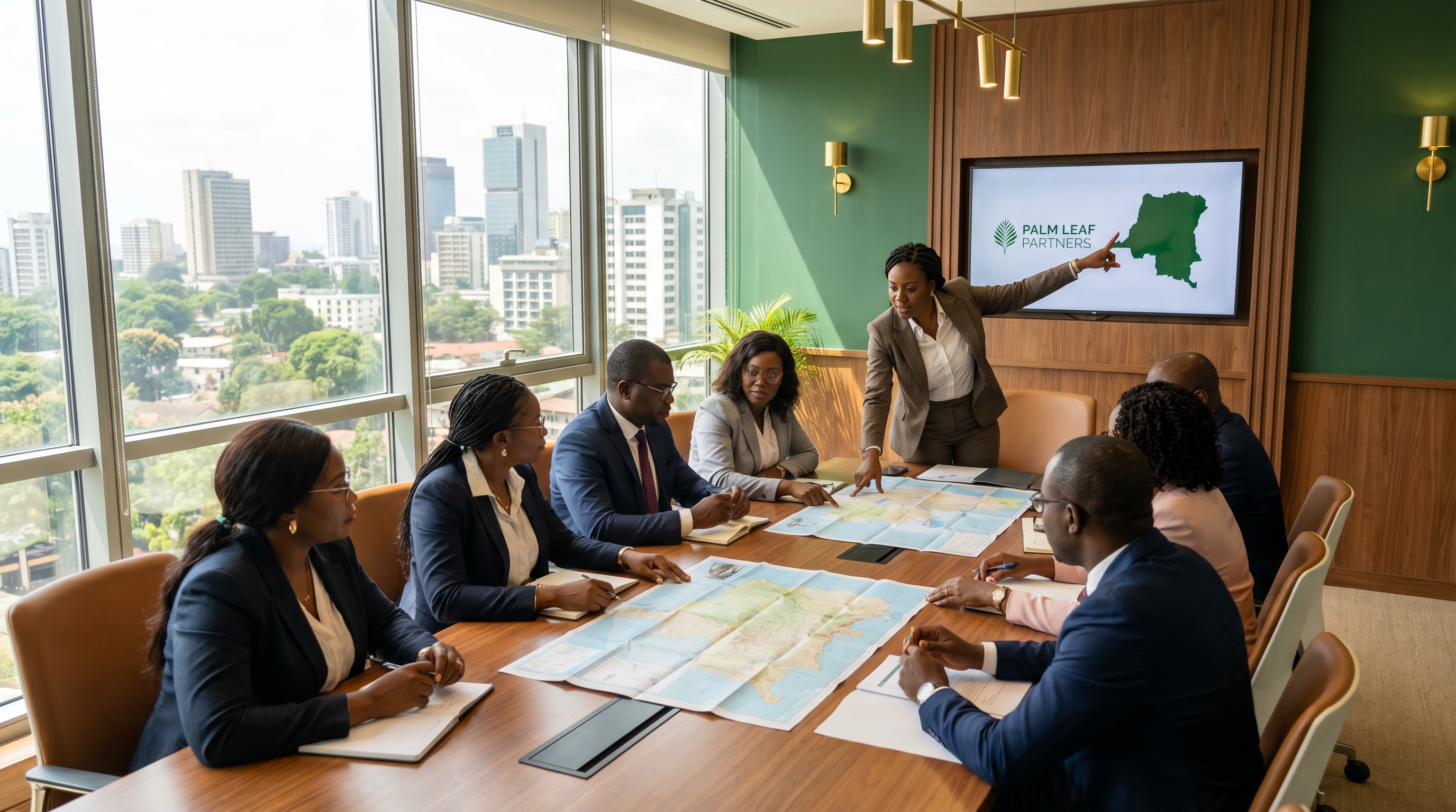 Field collector at a doorstep in the DRC